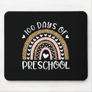 100 dagen school voor de voorschoolse regenboog L Muismat