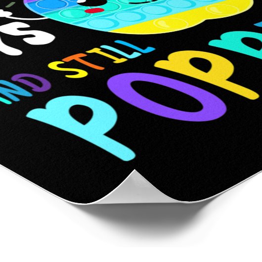 100 dagen school voor Fidget Popit Lovers Boys Poster (Hoek)