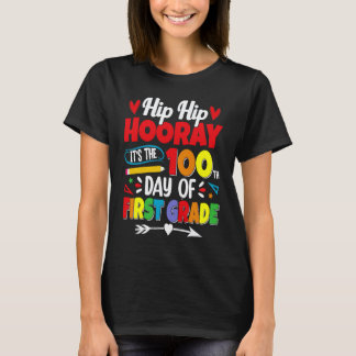 100 Dagen School Voor Kinderen Jongens Eerste Leer T-shirt
