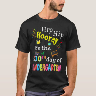 100 dagen school voor kinderen jongens kleuterscho t-shirt