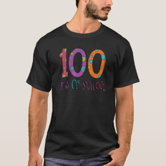 100 dagen school voor leerling leraar jongens meis t-shirt