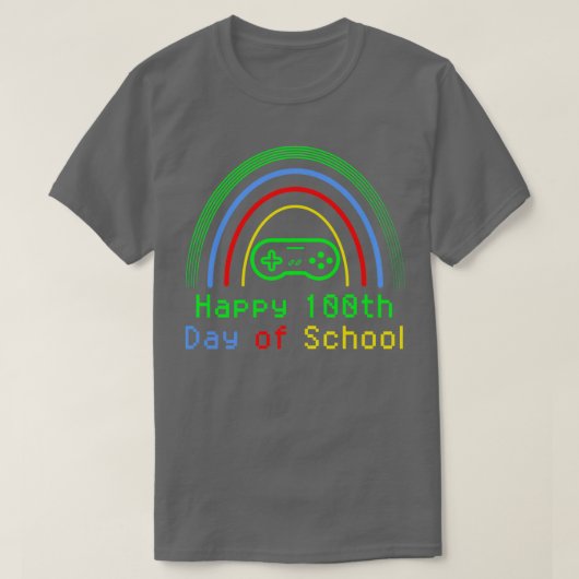 100 dagen school voor leraar voor studenten t-shirt (Design voorkant)