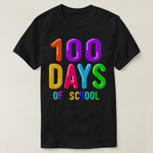 100 dagen school voor lerarenstudenten Kinder T-shirt (Design voorkant)