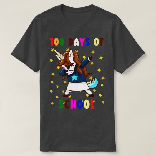 100 dagen school voor meisjes 3 t-shirt (Design voorkant)