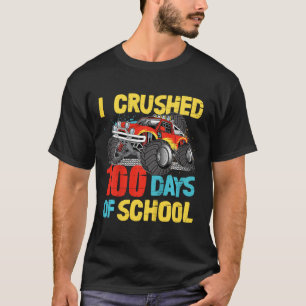 100 dagen school voor peuter-jongens Kinder monste T-shirt
