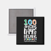 100 dagen school voor schooladvies magneet (Voorkant / Achterkant)