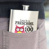 100 dagen school - voorschoolse school flacon (Voorbeeld)