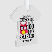 100 dagen school - voorschoolse school ornament (voorkant)
