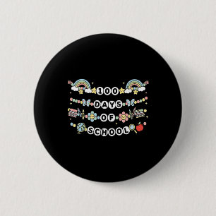 100 dagen school Vriendschapsarmbanden 100 dagen S Ronde Button 5,7 Cm