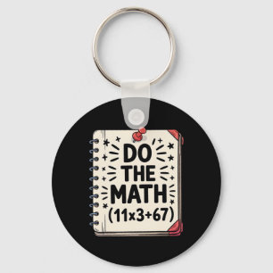 100 Dagen School Wiskunde Vergelijking Doe de Wisk Sleutelhanger