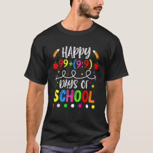 100 Dagen School Wiskunde Vergelijking Leraar Stud T-shirt