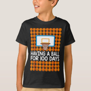 100 dagen schoolbal 100e dag balls cadeau t-shirt