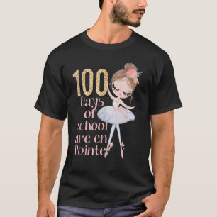 100 dagen schoolballerina Dancer Outfit Girls B T-shirt