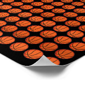 100 dagen schoolbasketbal 100e dag voor jongens poster (Hoek)