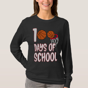 100 dagen schoolBasketball 100e dag voor jongens G T-shirt