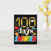 100 dagen schoolbevalling leraar 100 kaart (Gele Bloem)