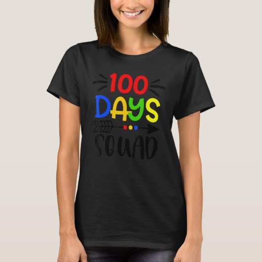 100 dagen schoolbundel, 100e schooldag t-shirt (Voorkant)