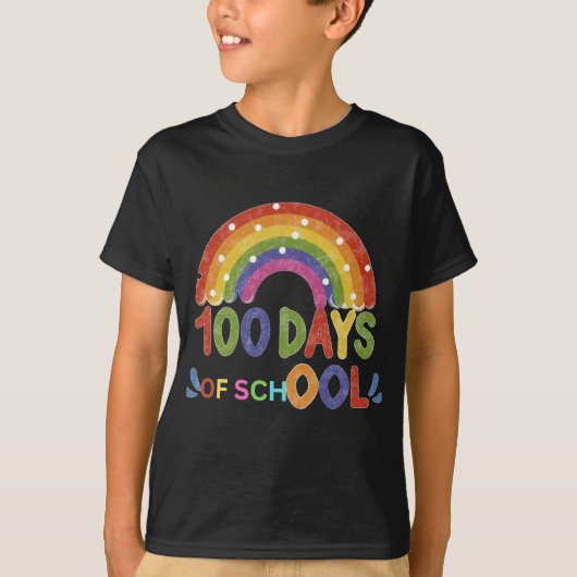 100 dagen schoolcadeau t-shirt (Voorkant)