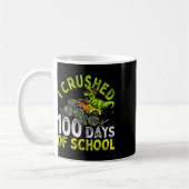 100 dagen schooldinosaurusmonster koffiemok (Links)