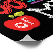 100 dagen schoolgaande Kinderen 100e dag Poster (Hoek)