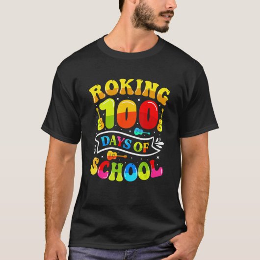 100 dagen schoolgeld 100 dagen t-shirt (Voorkant)