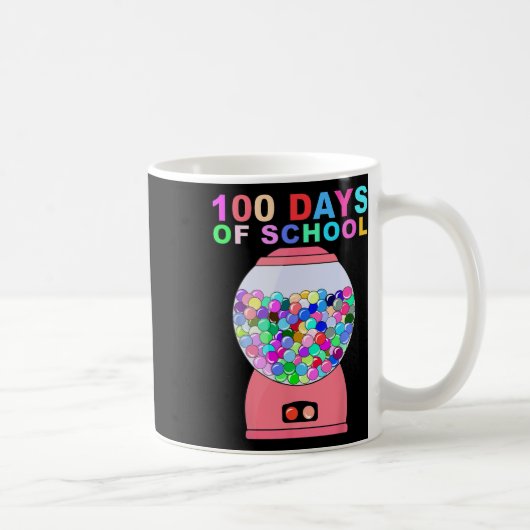 100 dagen schoolgumball machine voor kinderen lera koffiemok (Rechts)