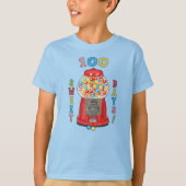 100 dagen schoolgumbalmachine t-shirt (Voorkant)