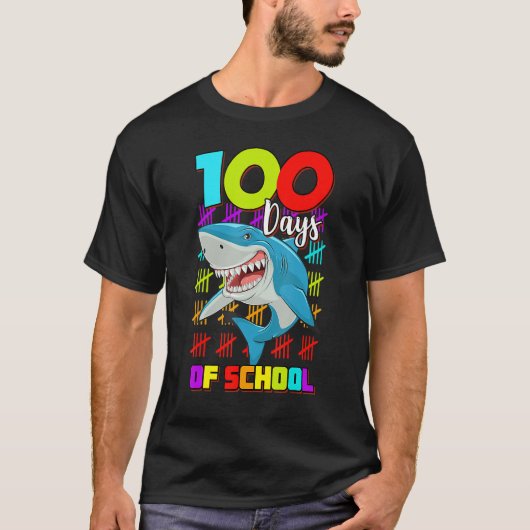 100 dagen schoolhaaienmeisjes 100 dagen Smar T-shirt (Voorkant)