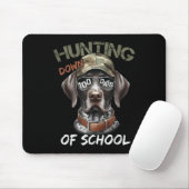 100 dagen schoolhond 100e dag muismat (Met muis)