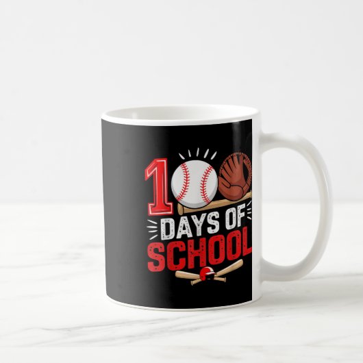 100 dagen schoolhonkbal 100e dag student koffiemok (Rechts)