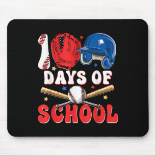 100 dagen schoolhonkbal 100e dag voor jongens muismat