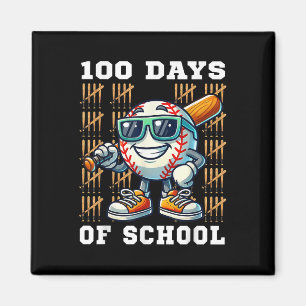 100 dagen schoolhonkbal 100e schooldag magneet