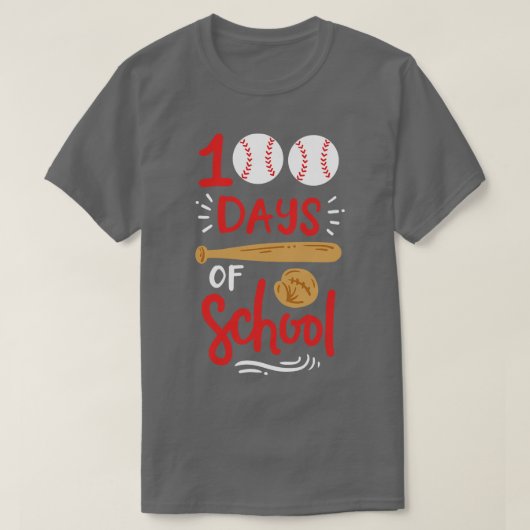 100 dagen schoolhonkbal t-shirt (Design voorkant)