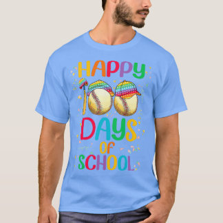 100 dagen schoolhonkballeraar Kinderen 100e dag T-shirt
