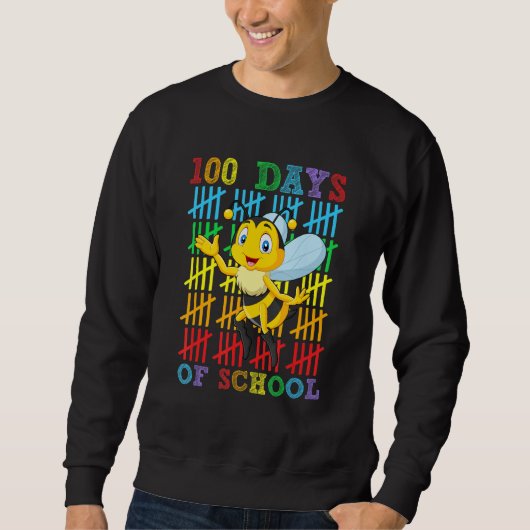 100 dagen schooljongens meisjes 100e dag school trui (Voorkant)