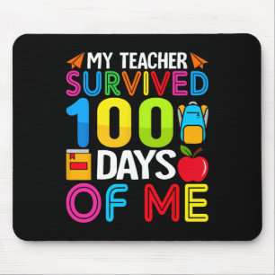 100 dagen schooljongens meisjes Kinder lerarencade Muismat