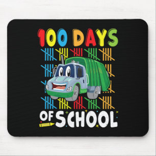 100 dagen schoolkleding vuilniswagen voor Teach Muismat