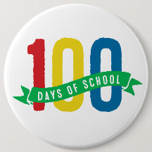 100 dagen schoolknop