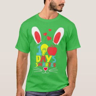 100 dagen schoolkonijn 100 dagen slimmerik Bunnie T-shirt