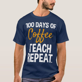 100 dagen schoolleraar 100 dagen t-shirt