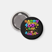 100 dagen schoolleraar 100e schooldag magneet (Voorkant / Achterkant)