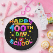 100 dagen schoolleraar 100e schooldag papieren bordje (Feest)