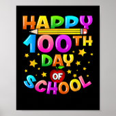 100 dagen schoolleraar 100e schooldag poster (Voorkant)