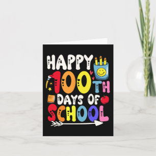 100 dagen schoolleraar en student 1 kaart