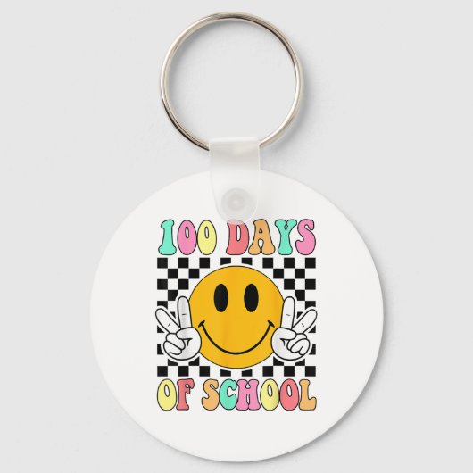 100 dagen schoolleraar Kinder 100ste dag van de Sleutelhanger (Voorkant)