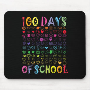 100 dagen schoolleraar Kinder leerling meisje 1 Muismat