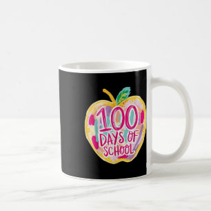 100 dagen schoolleraar Kinder retro Koffiemok