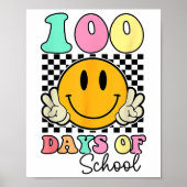 100 dagen schoolleraar Kinderen 100e Schoo-dag Poster (Voorkant)