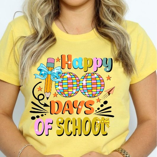 100 dagen schoolleraar. Leraar appreciatie T-shirt