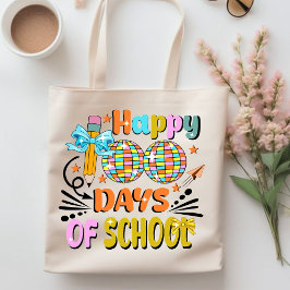 100 dagen schoolleraar. Leraar appreciatie Tote Bag